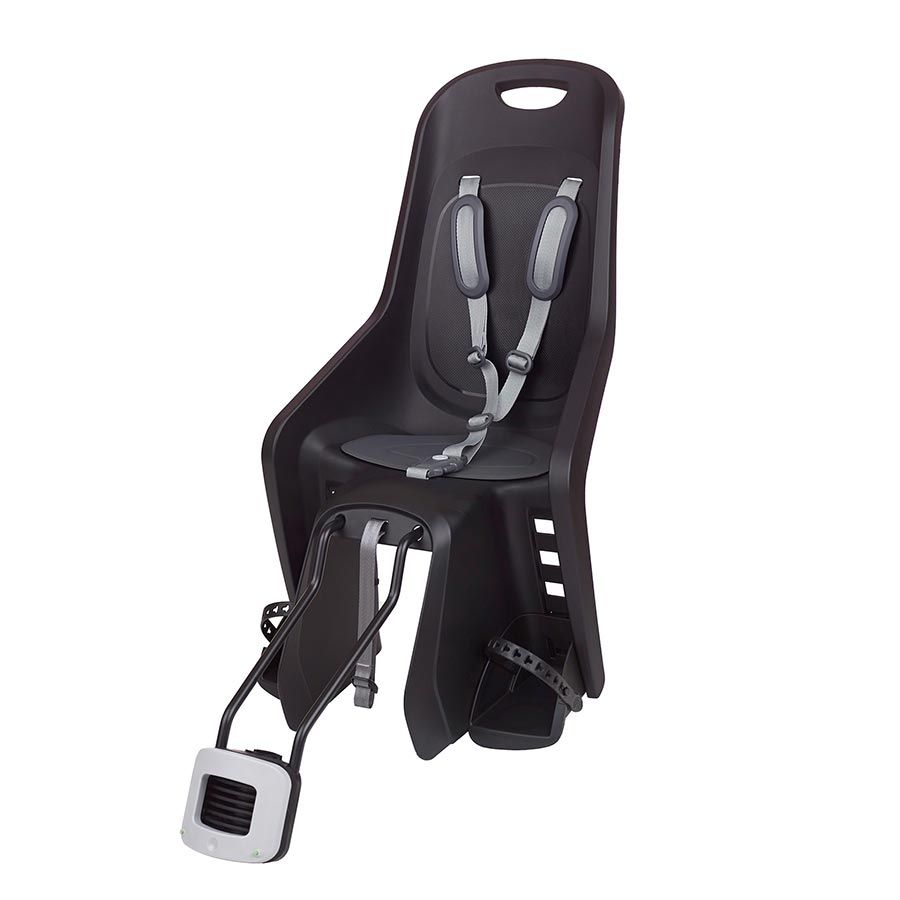 Polisport Bubbly Maxi + FF 29&quot; Baby Seat On frame - Black/Dark Grey