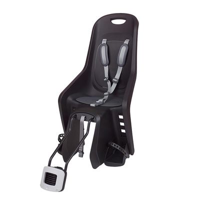 Polisport Bubbly Maxi + FF 29&quot; Baby Seat On frame - Black/Dark Grey