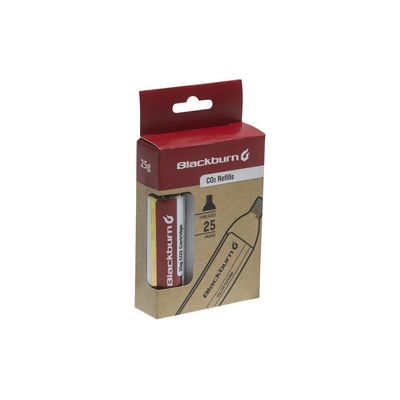 Blackburn Wayside 25G CO2 Threaded Tire Inflator Cartridges - 3pk