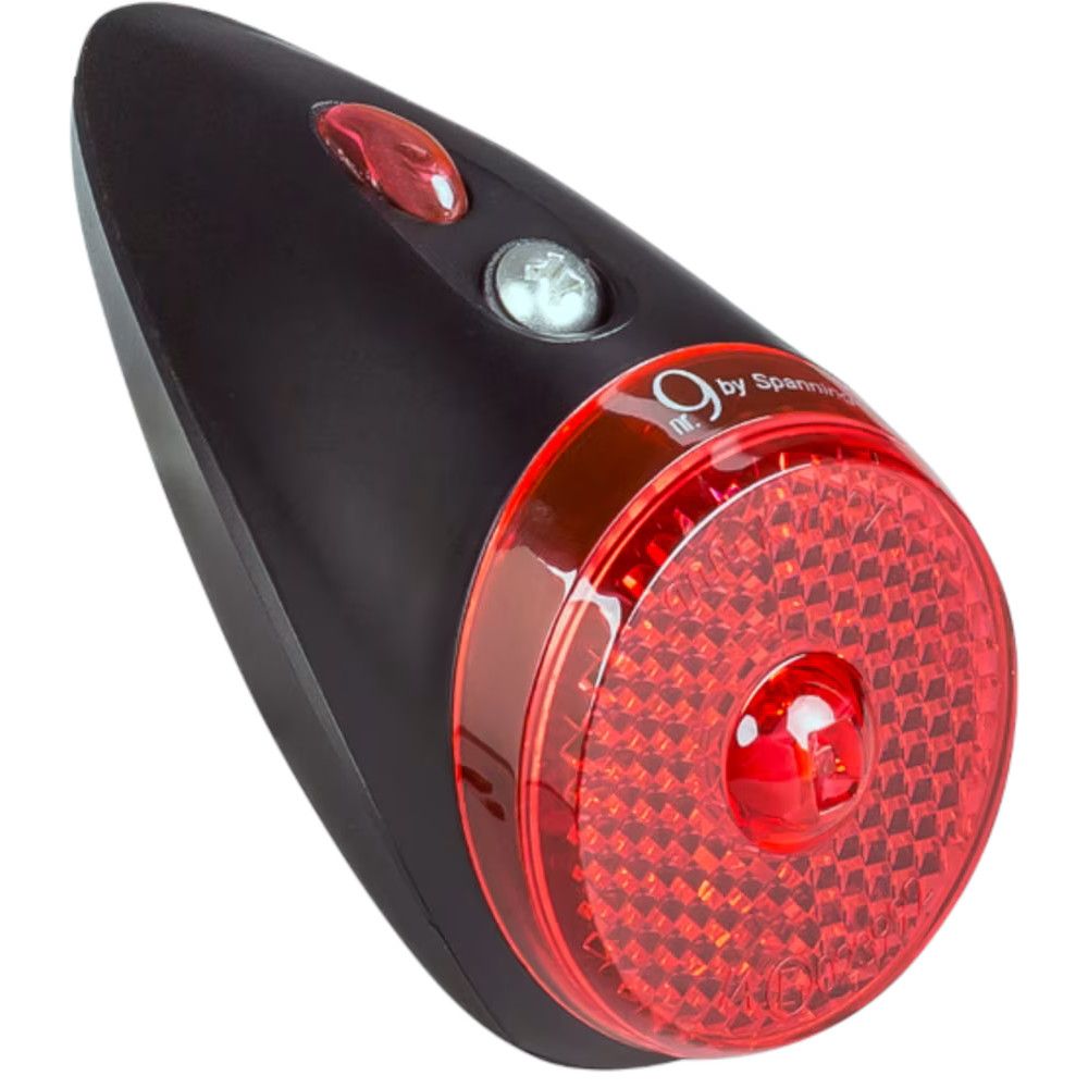Light Spanninga Nr.9 XE e-bike Black/Red Rear