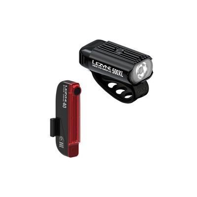 Lezyne Hecto Drive 500XL Stick+DRIVE  Pair Set Black