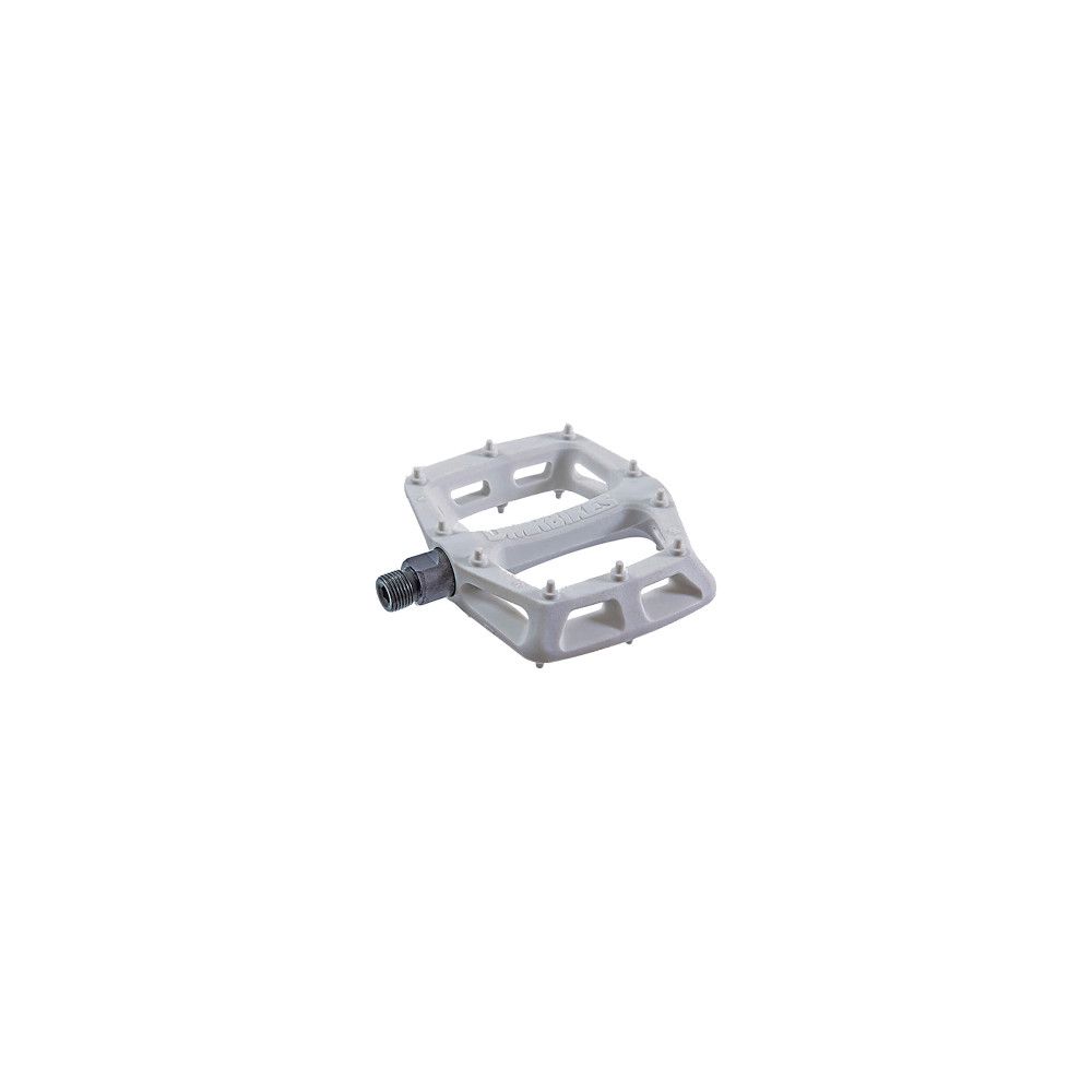 DMR V6 Poly Flat Pedal - White