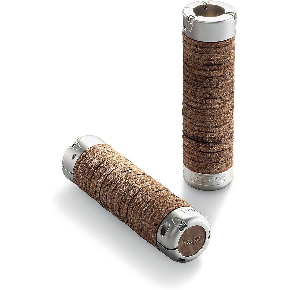 Brooks Leather Ring Grips  Brown