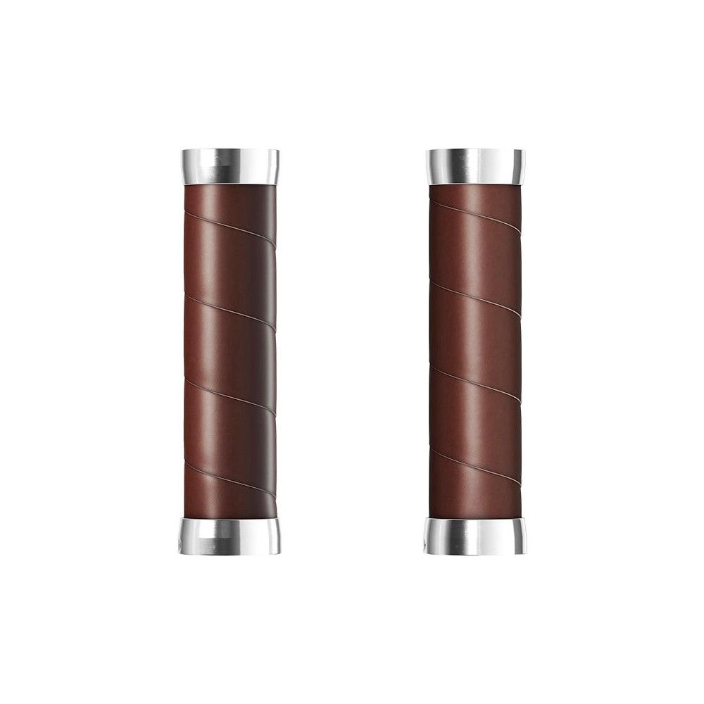 Brooks Slender Grips 100-100 -Leather Wrap - Brown