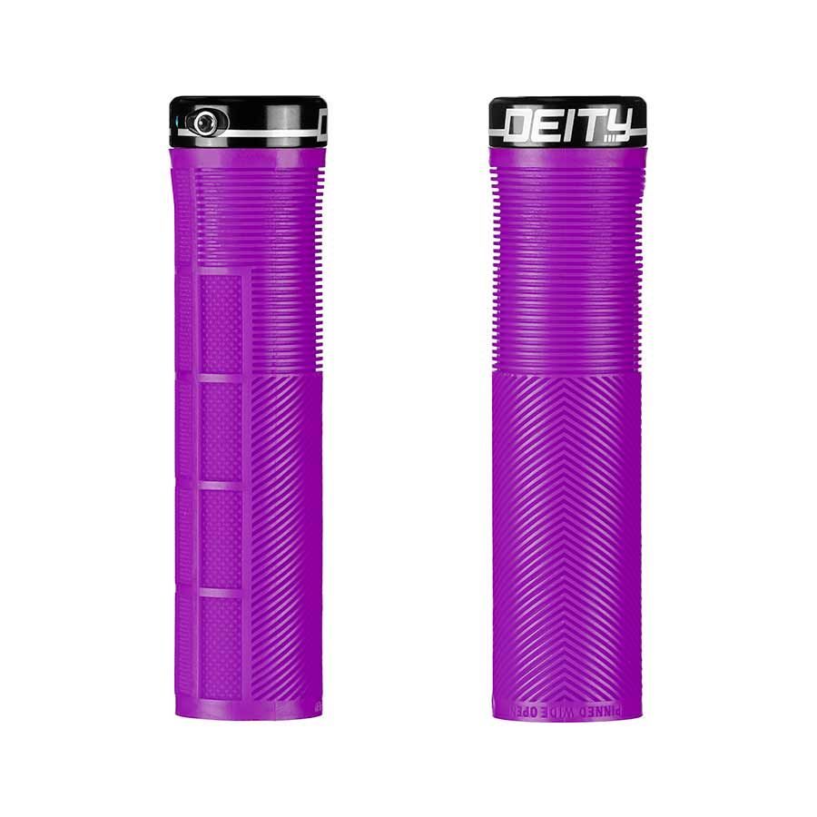 Deity Knuckleduster Lock On Grips - Purple