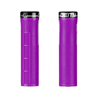Deity Knuckleduster Lock On Grips - Purple