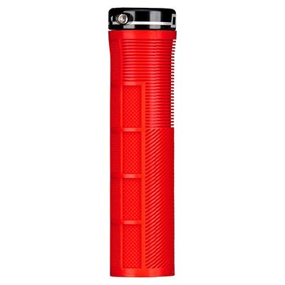 Deity Knuckleduster Lock On Grips - Red