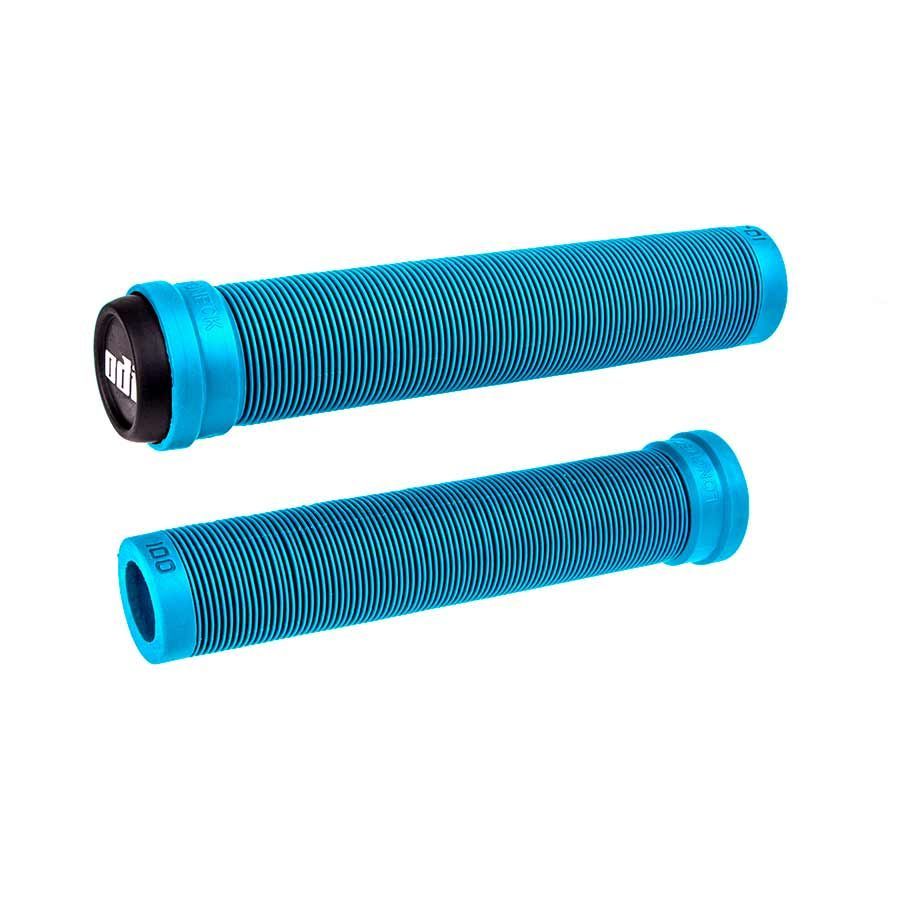 ODI Longneck SLX Grips - Light Blue (Flangeless / Soft)