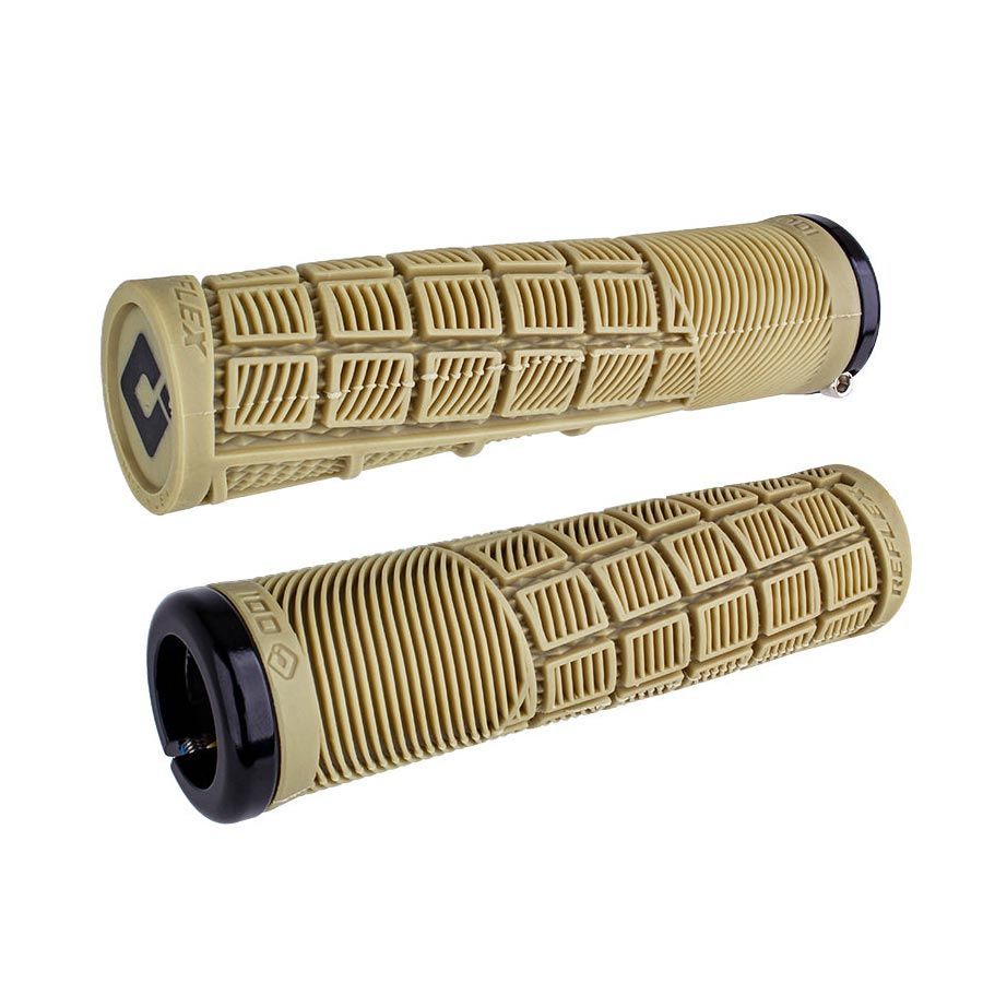 ODI Reflex 2.1 Lock-On Grips - Tan - 33.5mm Diameter