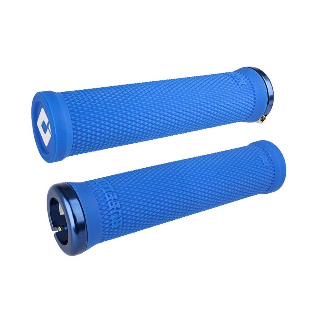 ODI Ruffian 2.1 Lock-On Grips - Blue - 30mm Diameter