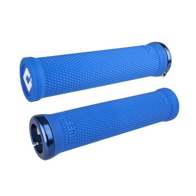 ODI Ruffian 2.1 Lock-On Grips - Blue - 30mm Diameter