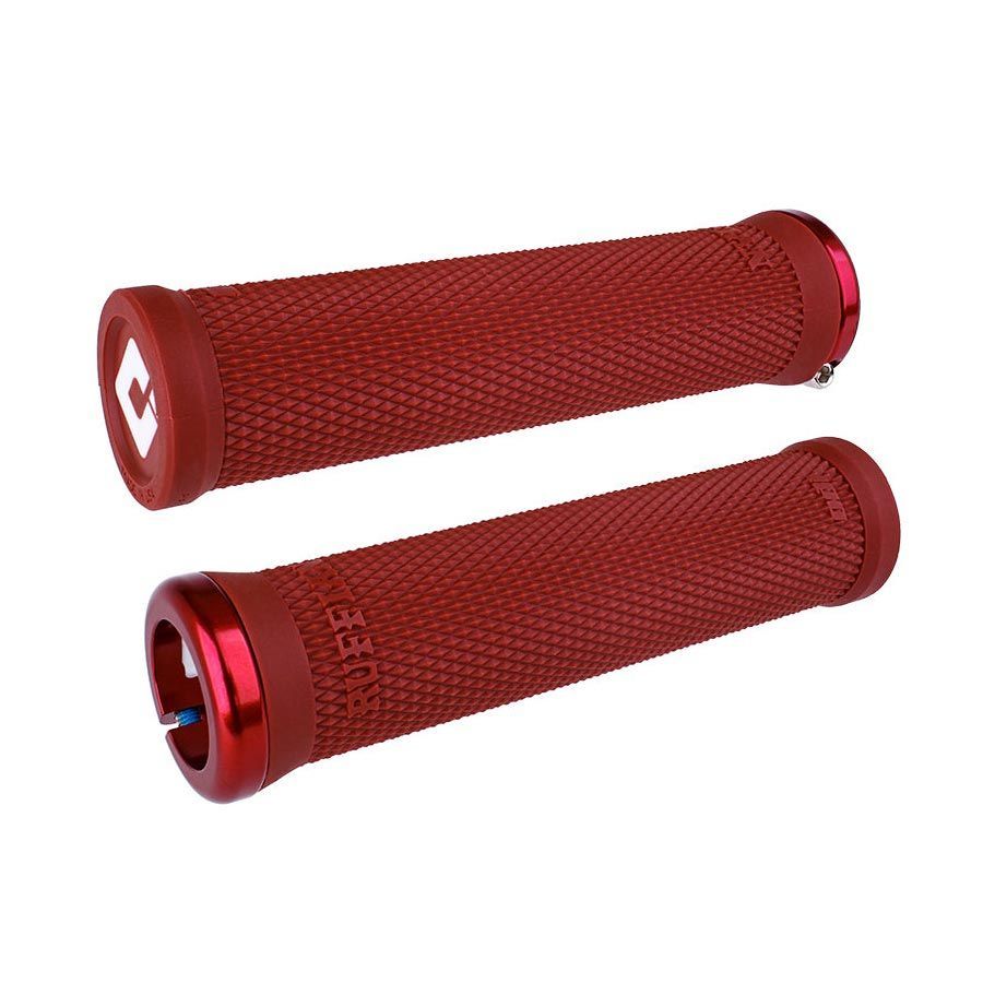 ODI Ruffian 2.1 Lock-On Grips - Dark Red - 30mm Diameter