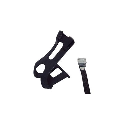 EVO Toe-clips ,Nylon Straps, Black Large