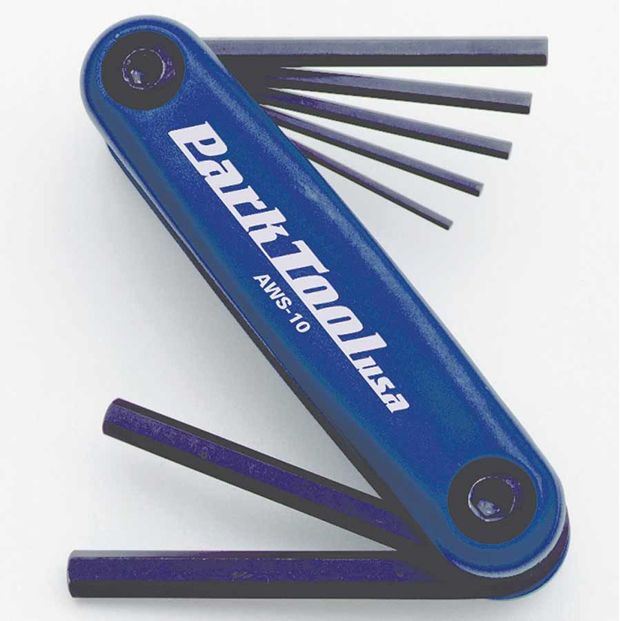 Park Tool AWS-10 Folding Hex Wrench - 1.5, 2, 2.5, 3, 4, 5 &amp; 6mm