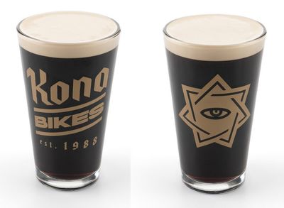 Kona Pint Glass - Brewed - 16oz