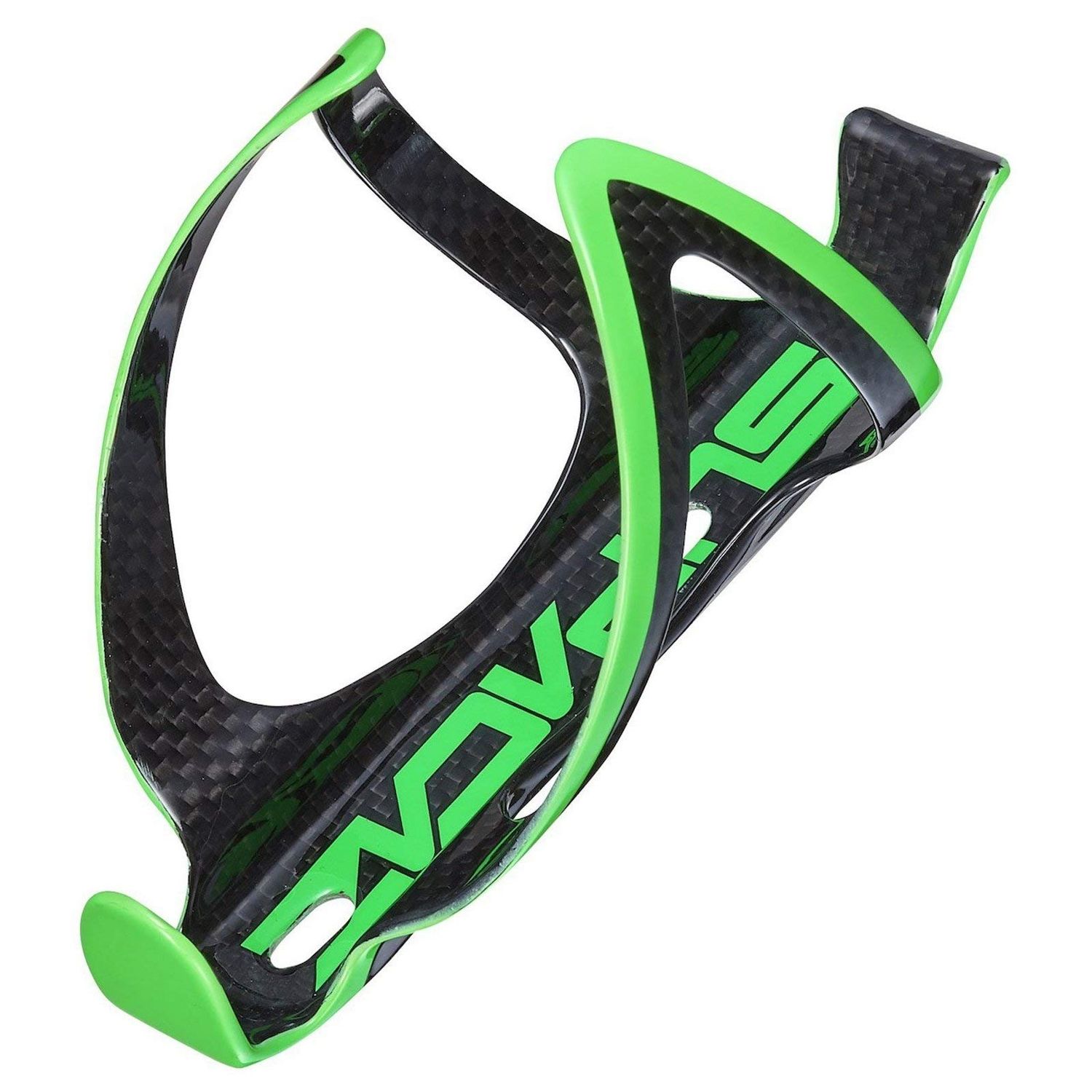 Supacaz Fly Cage Carbon - 3K Carbon Bottle Cage - Neon Green (21g)