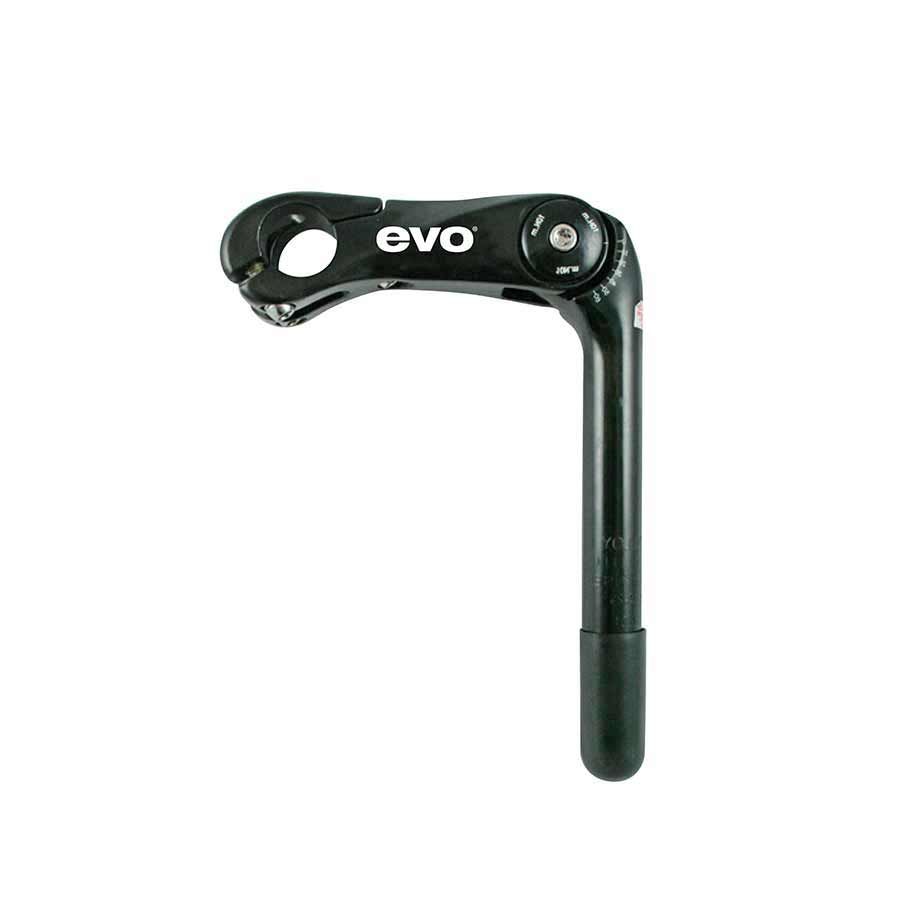 EVO Adjustable Stem 22.2mm For 25.4mm Handlebars Black 110mm