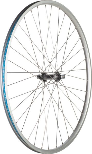 49N Road 27x1-1/4 / 630  Rim Brake Nutted Front silver Wheel