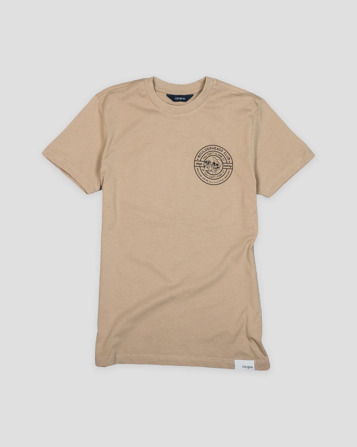 Rúngne - Boulderheads Tee - Regular Fit - Sand