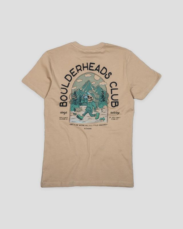 Rúngne - Boulderheads Tee - Regular Fit - Sand