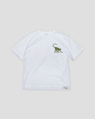 Rúngne - Primate Paradigm Tee - Oversized Fit - White