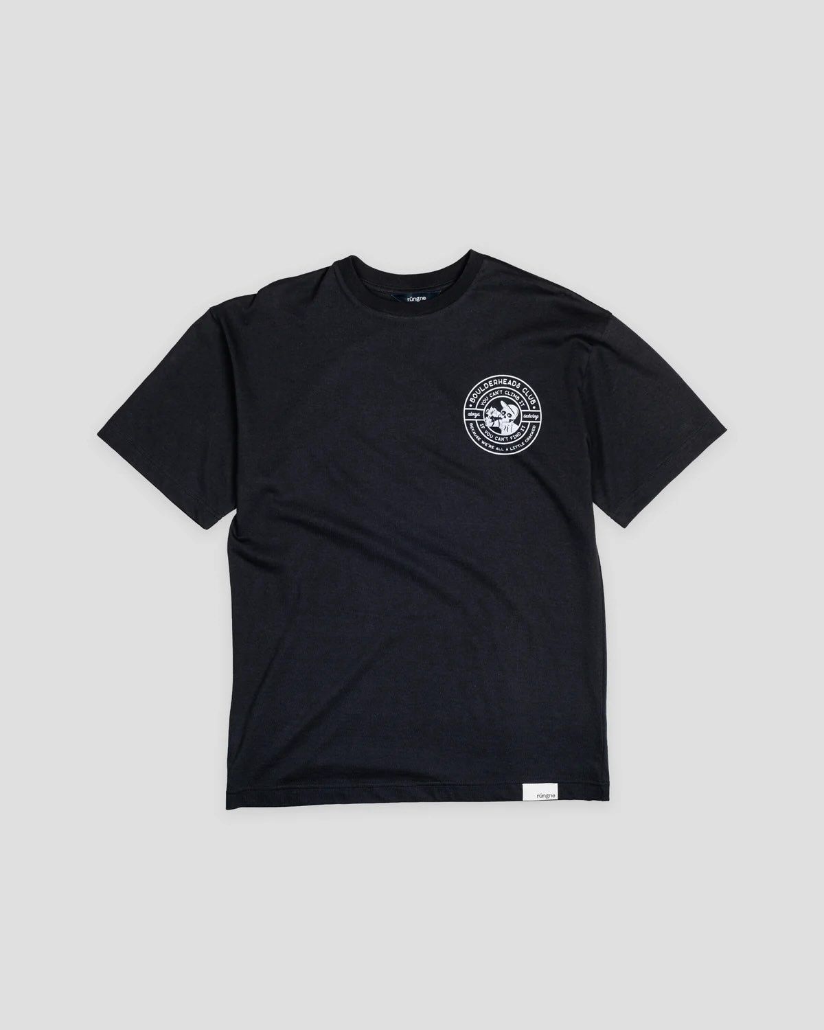 Rúngne - Boulderheads Tee - Oversized Fit - Black
