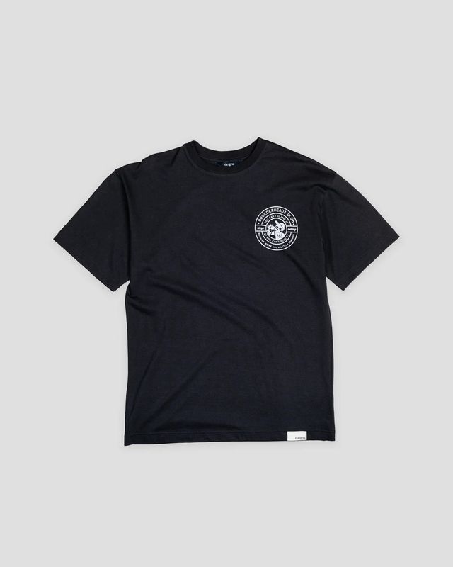 Rúngne - Boulderheads Tee - Oversized Fit - Black