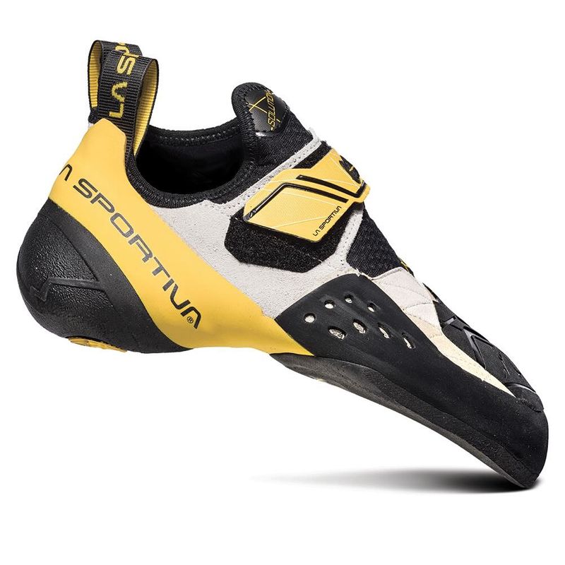 La Sportiva - Solution - White /Yellow - Men&#39;s Climbing Shoes