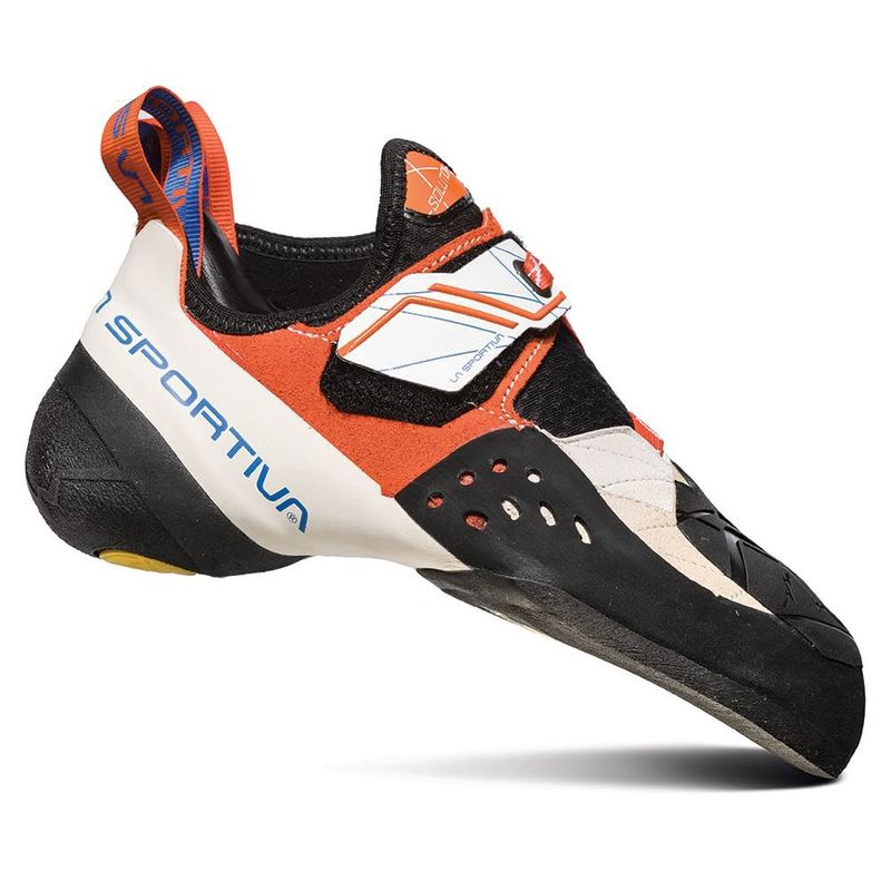 La Sportiva - Solution Woman - White/Lily Orange - Women&#39;s Climbing Shoes