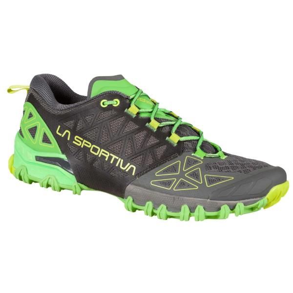 La Sportiva - Bushido II - Metal/Flash Green - Men's Trail Running Shoes