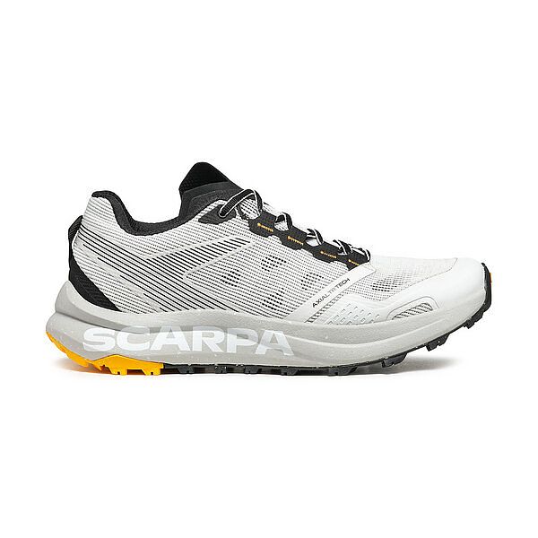 Scarpa - Spin Planet - White/Saffron - Men&#39;s Trail Running Shoes
