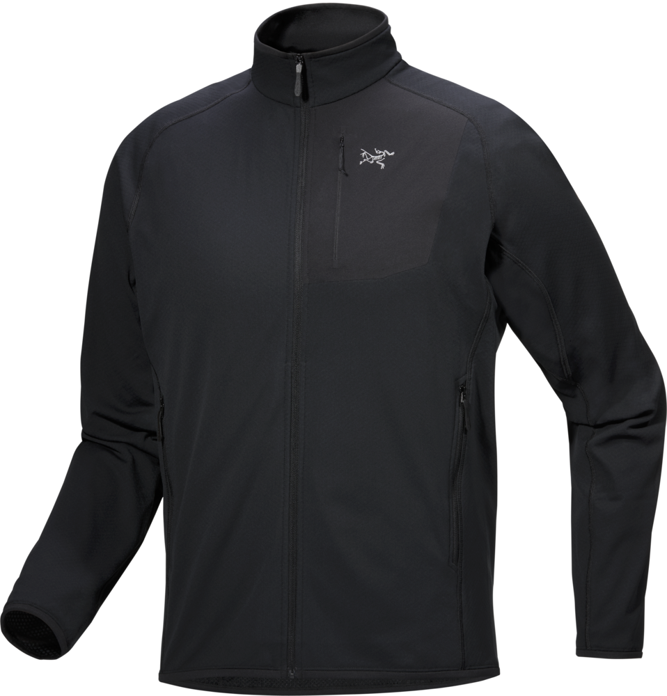 Arc&#39;teryx - Delta Jacket M - Black - Men&#39;s Midlayer Fleece Jacket