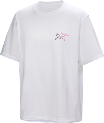 Arc&#39;teryx - Kragg Cotton Logo SS M - White Light/Soul - Men&#39;s T-Shirt