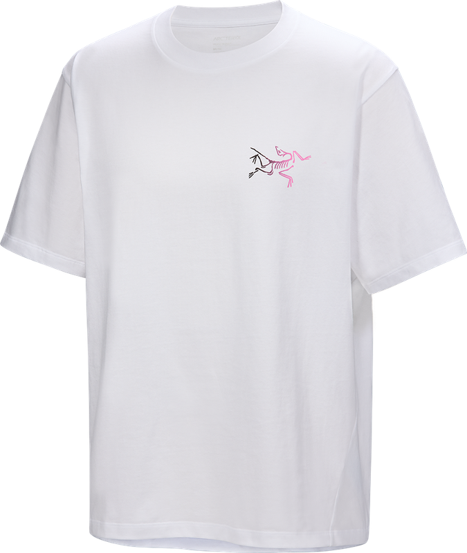 Arc&#39;teryx - Kragg Cotton Logo SS M - White Light/Soul - Men&#39;s T-Shirt