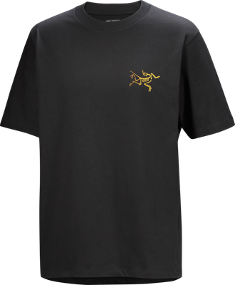 Arc&#39;teryx - Kragg Cotton Logo SS M - 24K Black - Men&#39;s T-Shirt