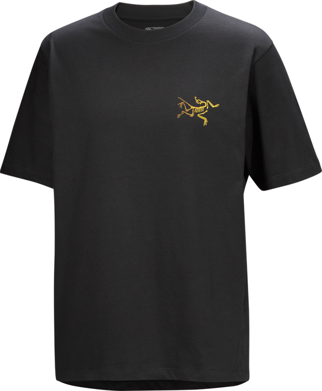 Arc&#39;teryx - Kragg Cotton Logo SS M - 24K Black - Men&#39;s T-Shirt