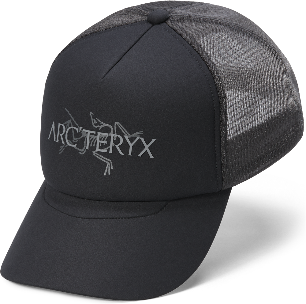 Arc&#39;teryx - Bird Word Trucker Hat - Black/Cloud