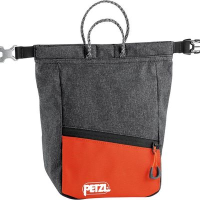 Petzl - Sakab - Gray/Orange - Bouldering Chalkbag