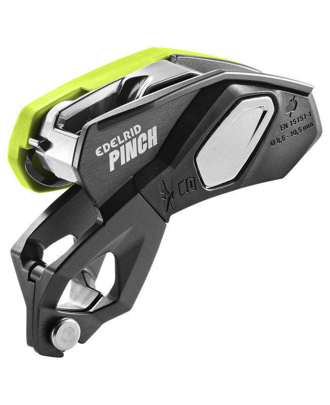 Edelrid - Pinch - Anthracite/Oasis - Belay Device