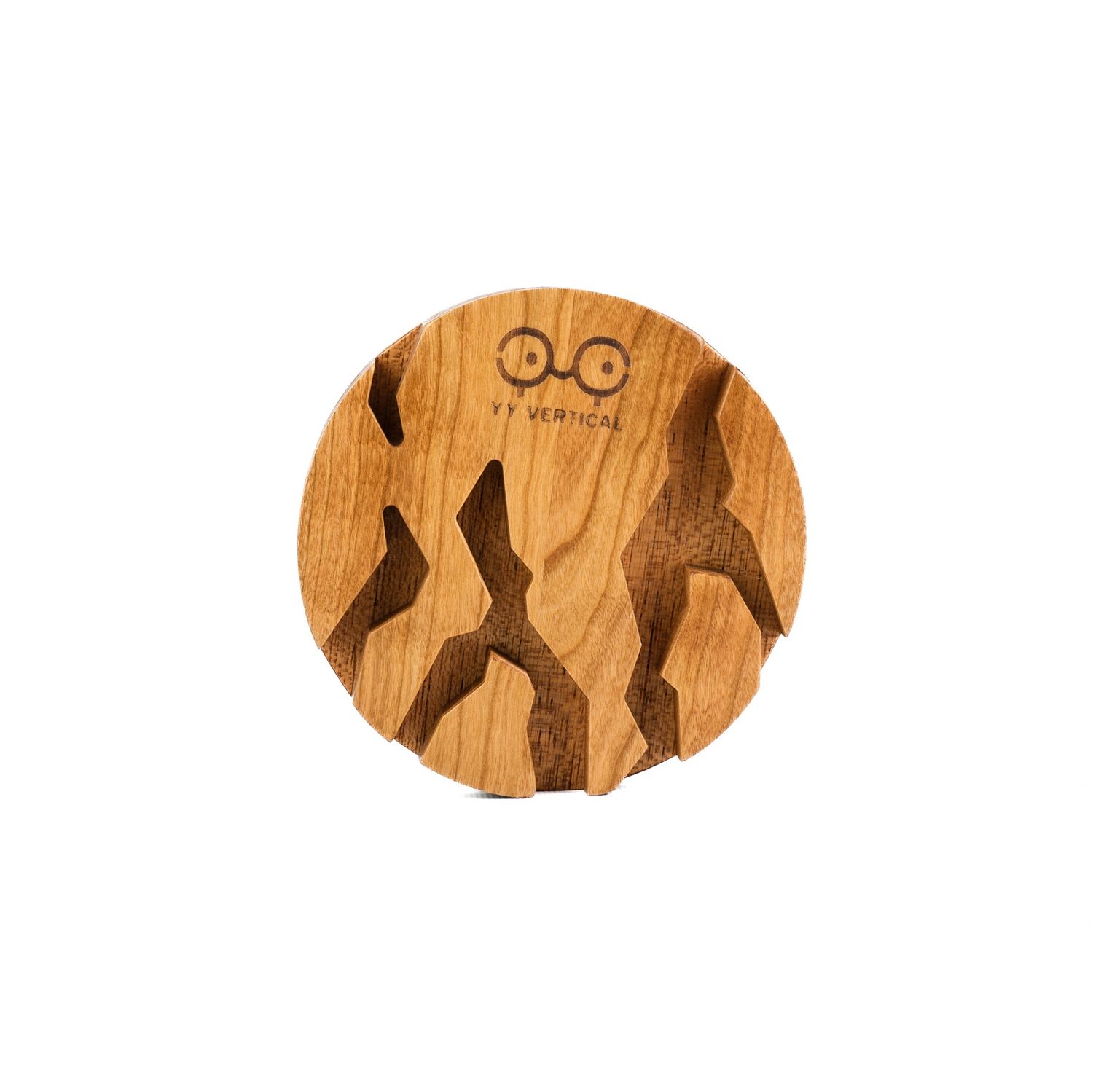 YY Vertical - Key Holder Circle, Wood: Cherry