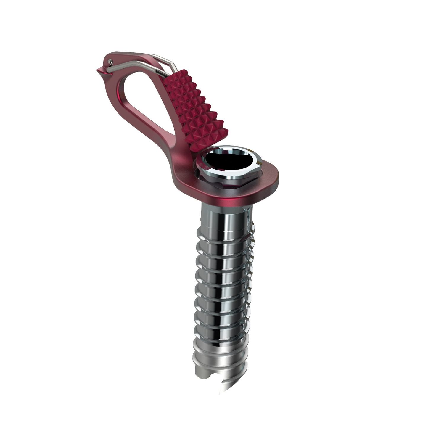 Blue Ice - Aero Lite - Ice Screw, Length: 10 cm (Red)