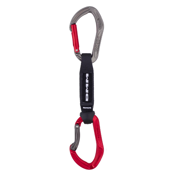 DMM - Alpha Sport 6 x 12 cm - Titanium/Red - Quickdraw Pack