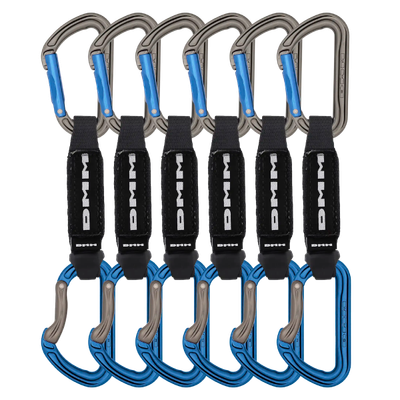 DMM - Shadow Quickdraw 6 x 12 cm - Titanium/Blue - Quickdraw Pack