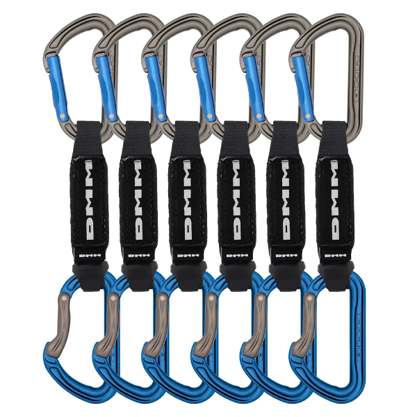 DMM - Shadow Quickdraw 6 x 12 cm - Titanium/Blue - Quickdraw Pack