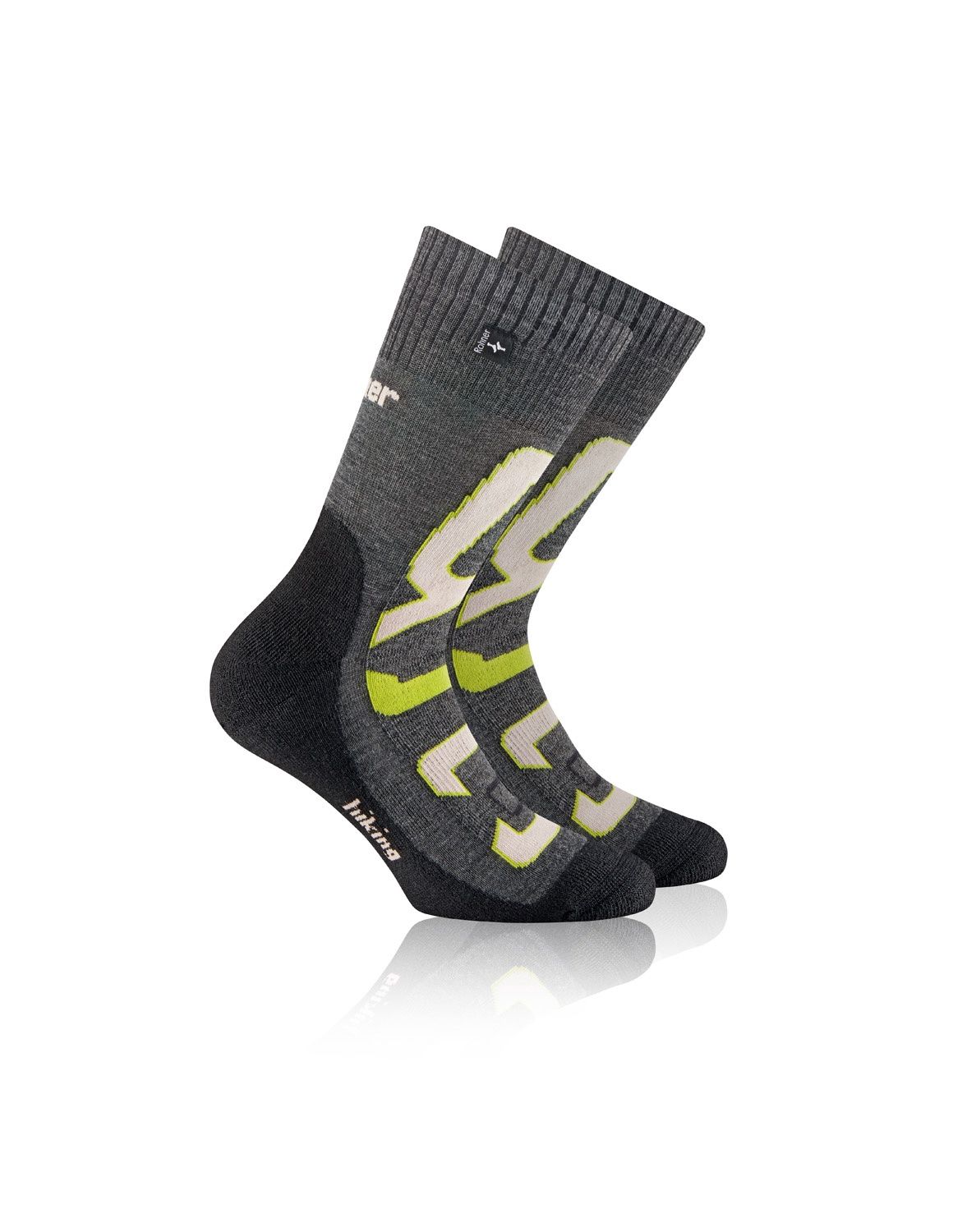 Rohner - Hiking - Black - Trekking Socks, Size: EU 36-38