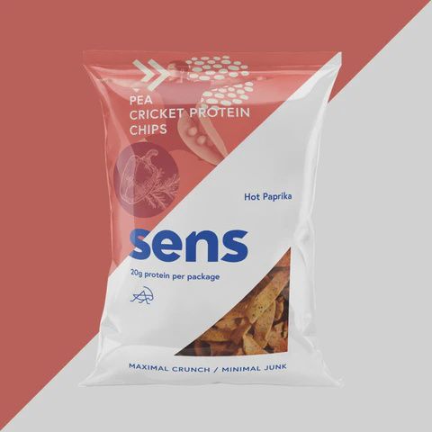 Sens - Cricket Protein Chips - Hot Paprika - 80 g
