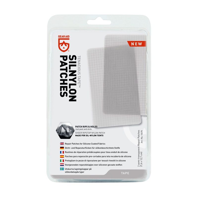 GearAid - &#39;Tenacious Tape&#39; Silnylon Patches - Semi-Transparent - 2 Stk.