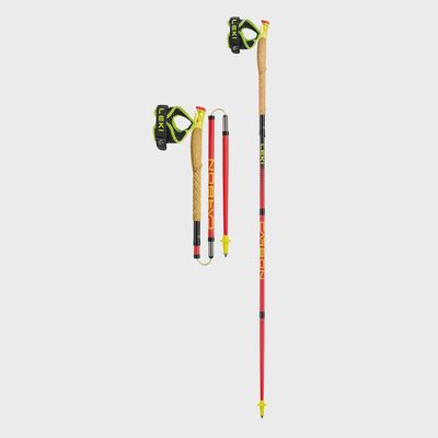 Leki - Ultratrail FX.One - Bright Red/Black/Neonyellow - Trail Running Poles