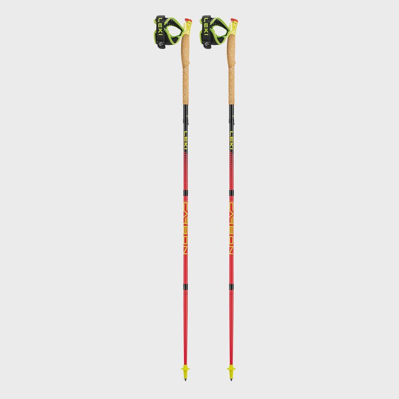 Leki - Ultratrail FX.One - Bright Red/Black/Neonyellow - Trail Running Poles