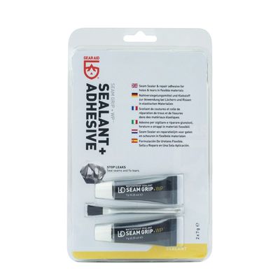 GearAid - Seam Grip +WP - 2 pc. of 7 g - Durably elastic and waterproof coating for seams and damaged material
